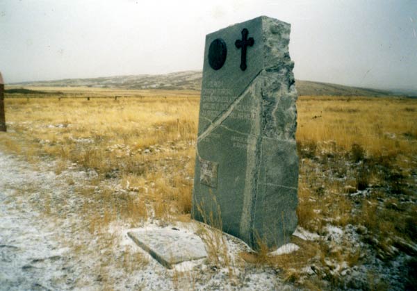 Gedenkstein Spasskoje-Friedhof